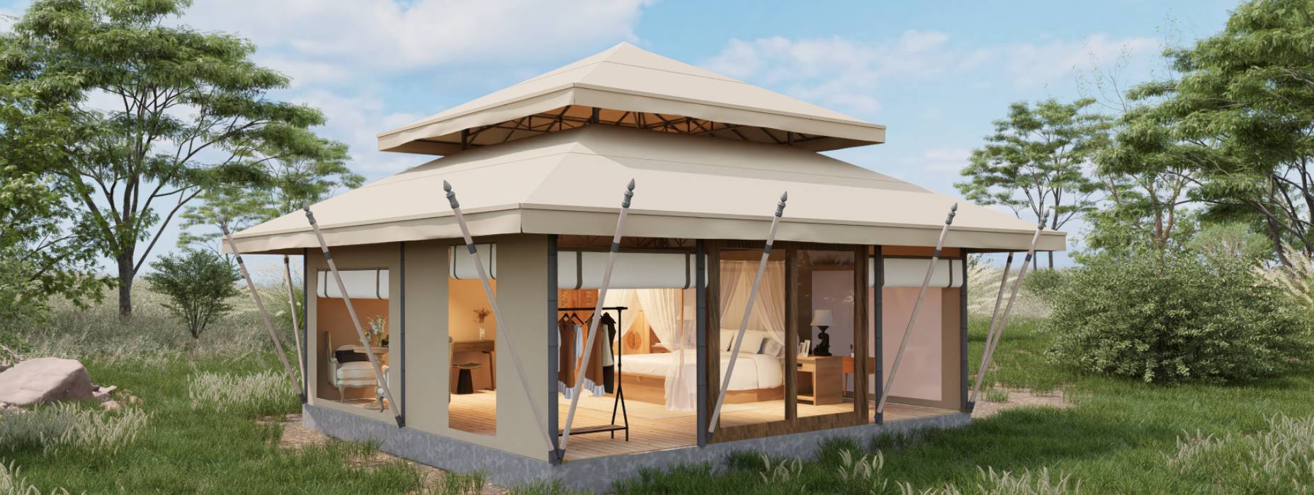 广汉市户外野奢帐篷